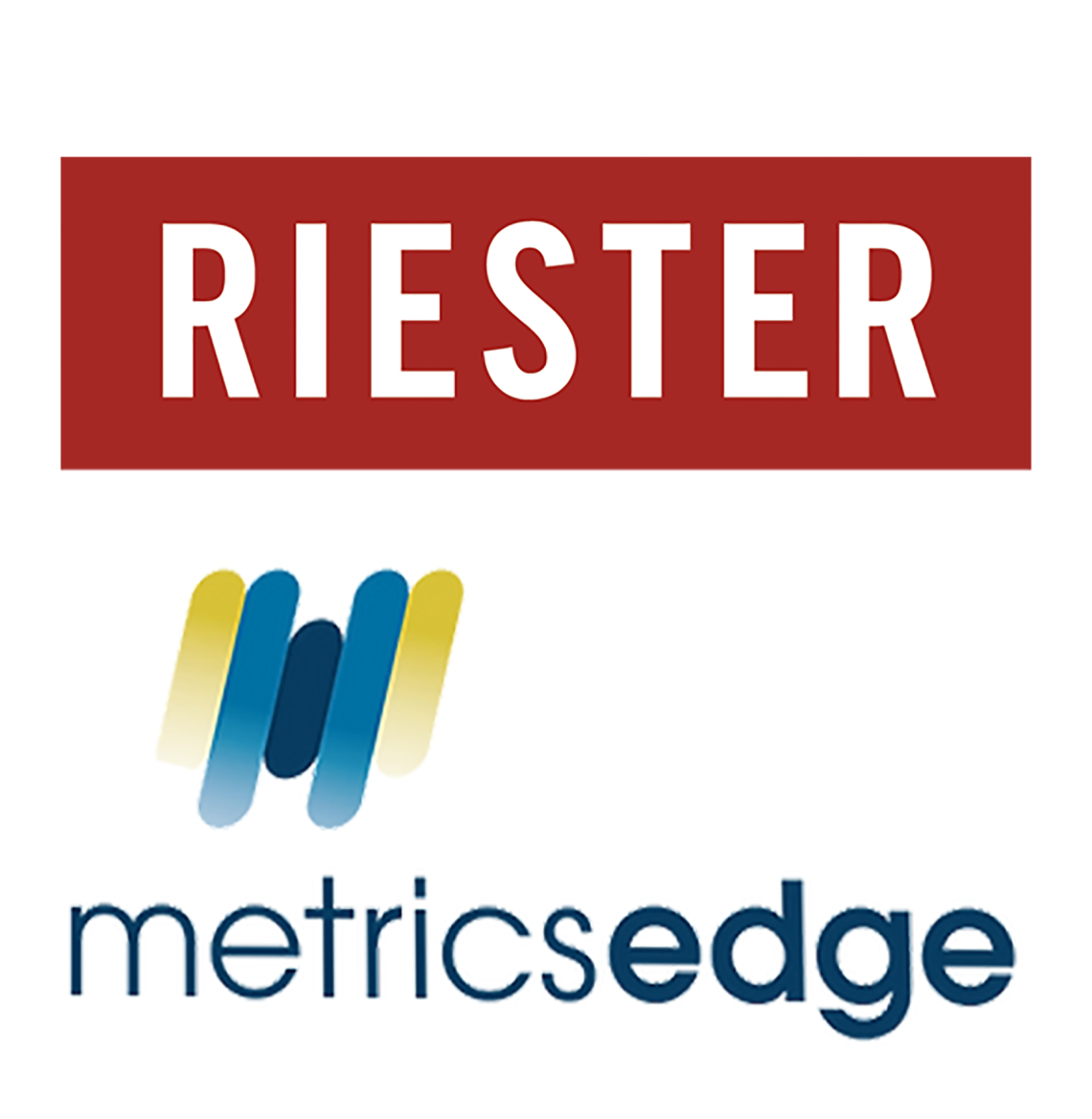 Reister and MetricsEdge logos