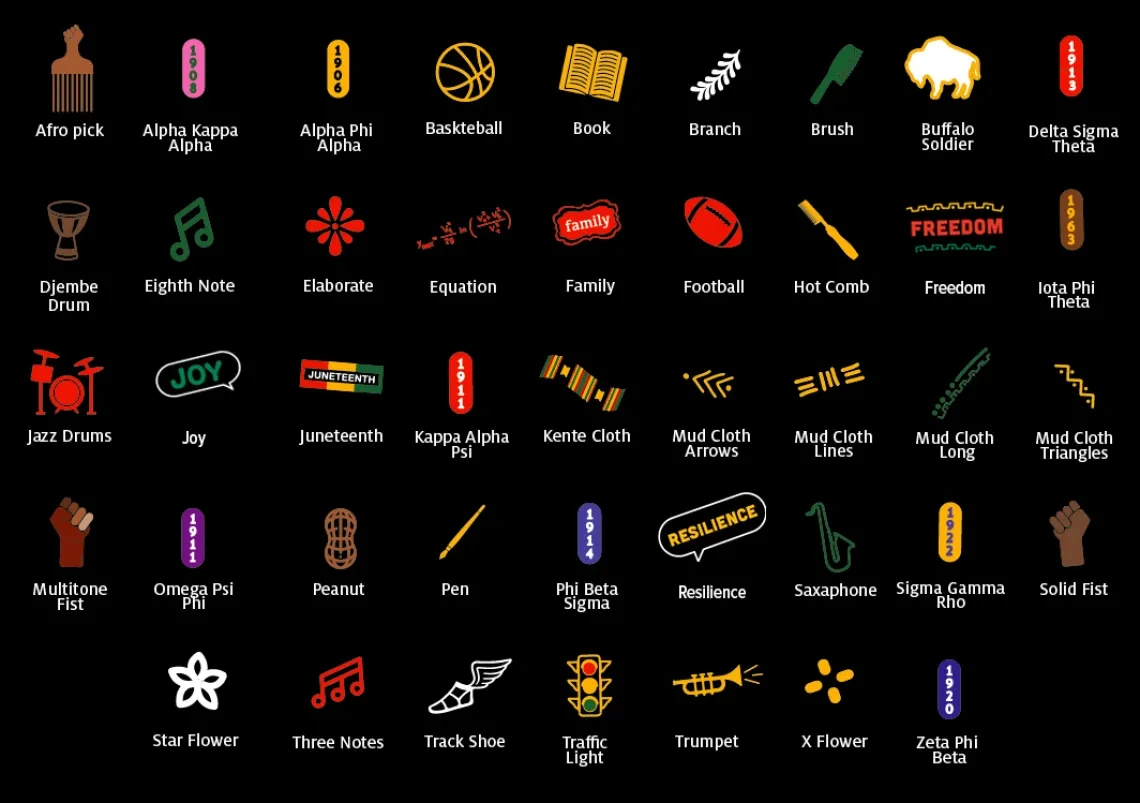 Black-History-Month icons