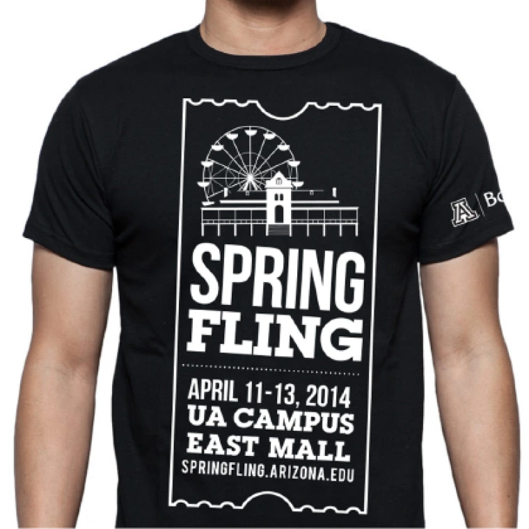 Tshirt example for Spring Fling