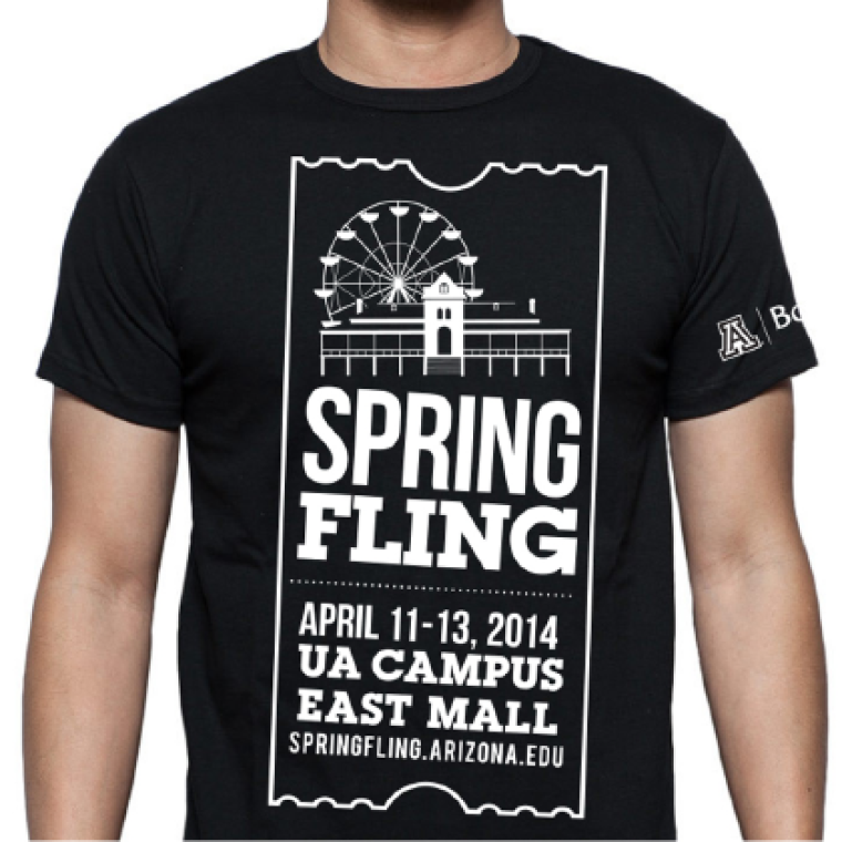 Tshirt example for Spring Fling