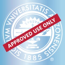 University of Arizona seal reverse etching
